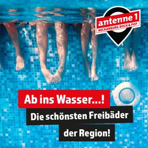 Die schönsten Freibäder der Region im Überblick!